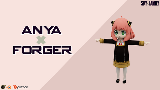 Anya Forger (Free-Version) [SFM + Blender]