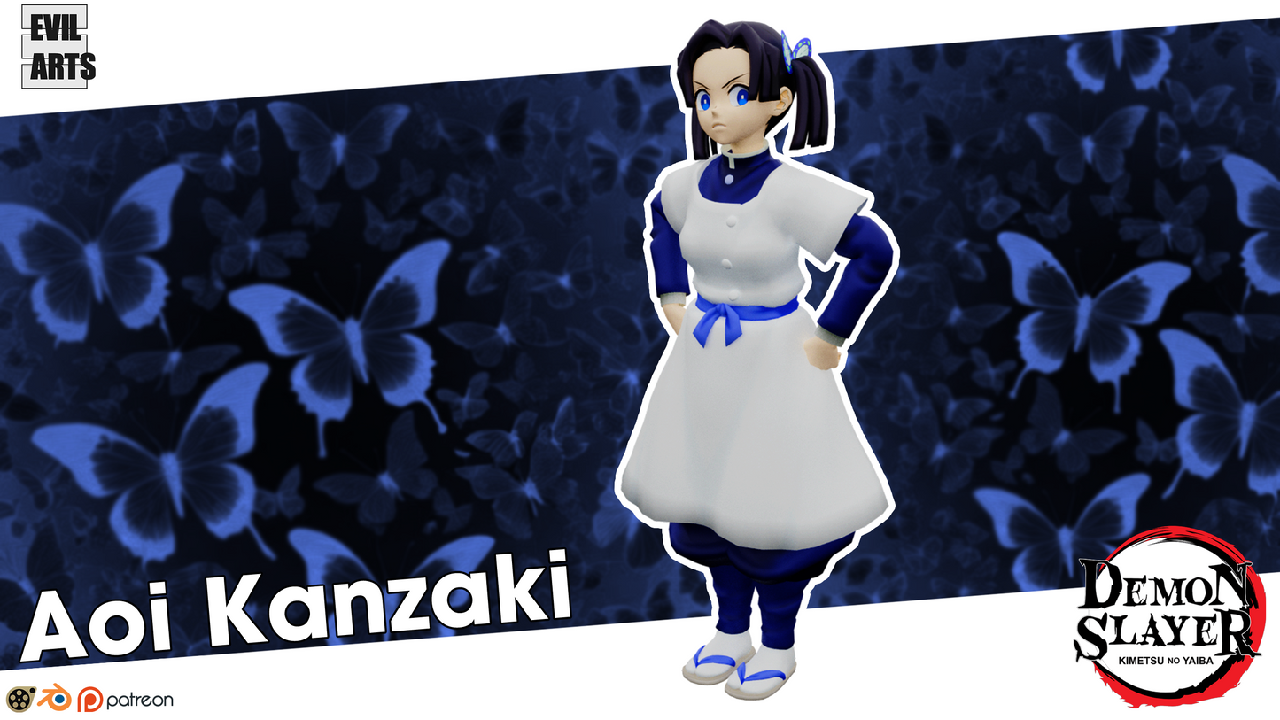 Aoi Kanzaki (SFM + Blender)