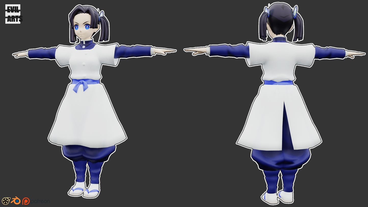 Aoi Kanzaki (SFM + Blender)