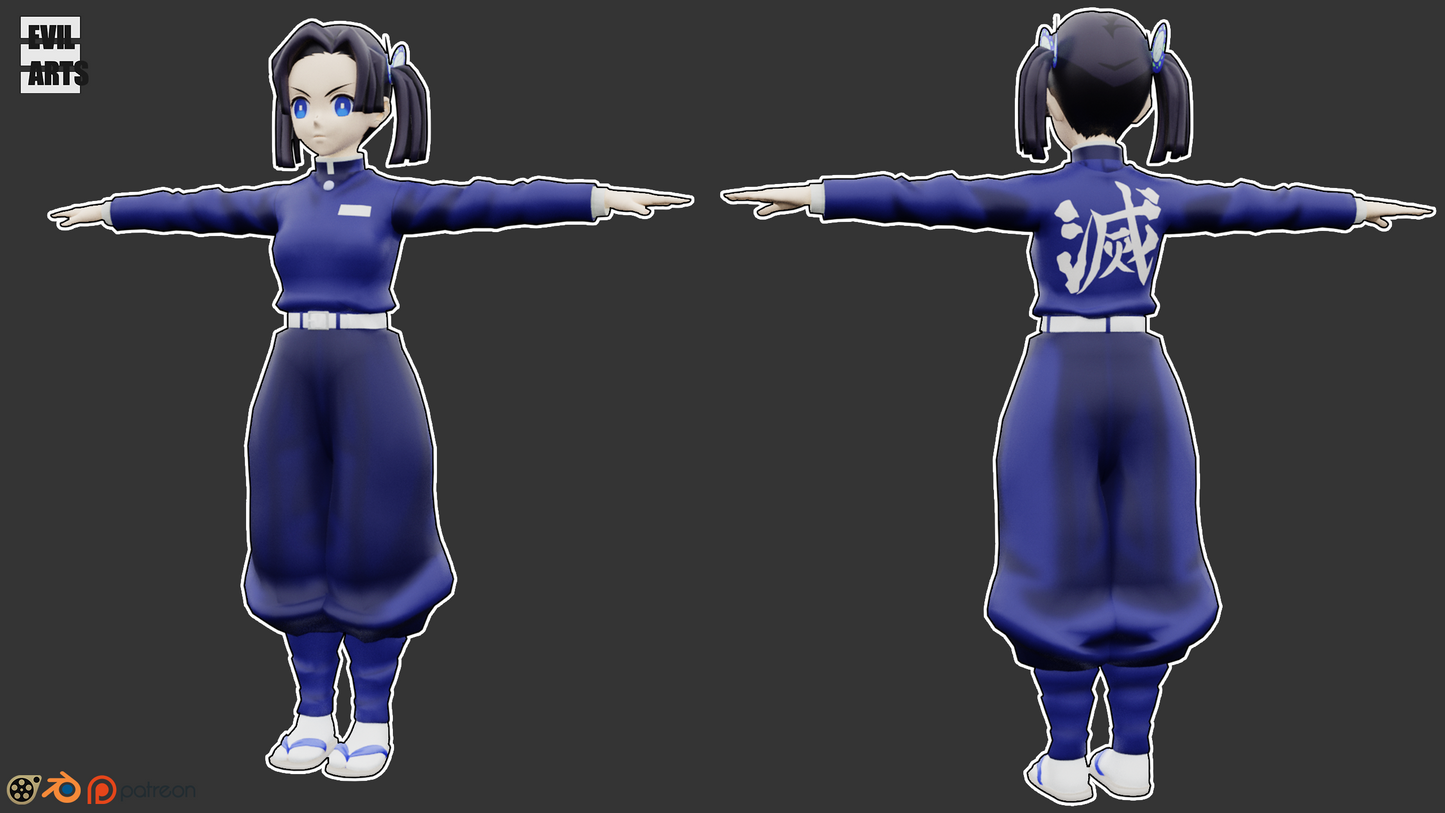 Aoi Kanzaki (SFM + Blender)