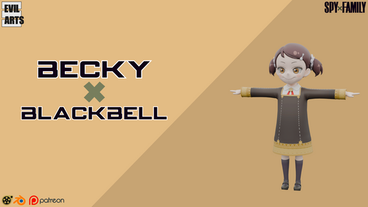 Becky Blackbell (Spy x Family) [SFM + Blender]