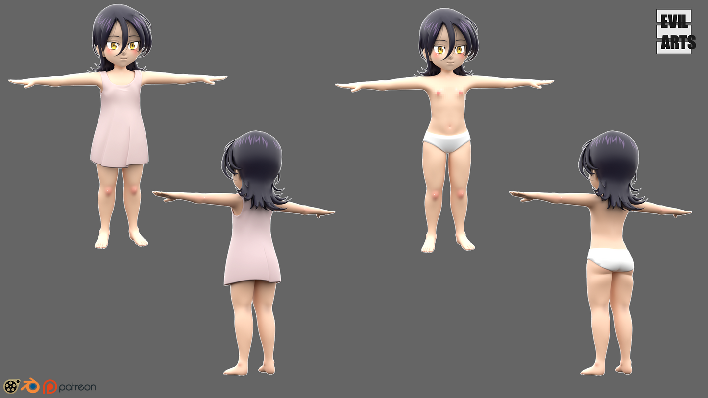 Merlin True Form (SFM+Blender)