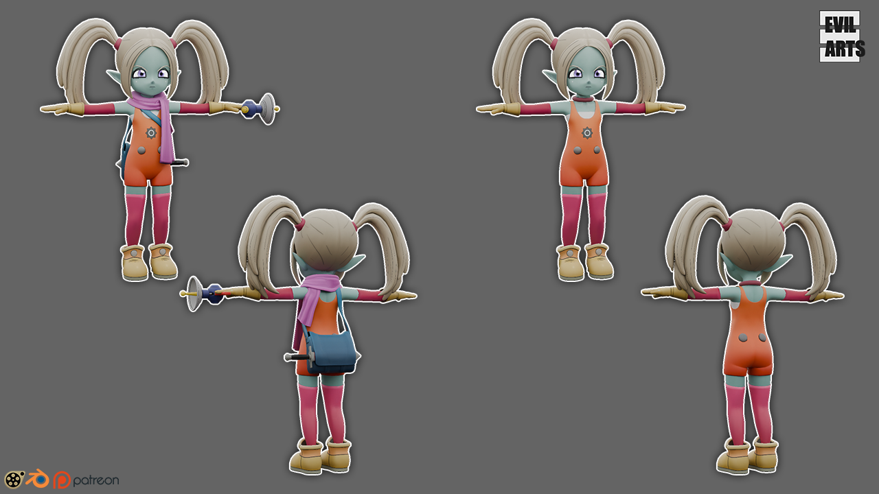 Panzy (SFM, Blender + STL)