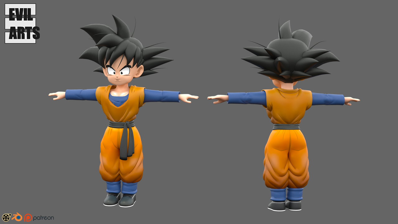 Goten (SFM+Blender)