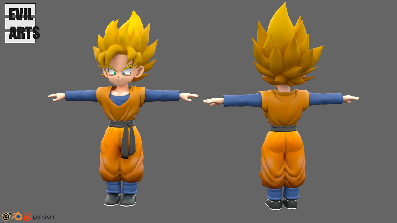 Goten (SFM+Blender)