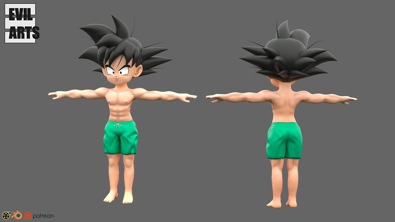 Goten (SFM+Blender)