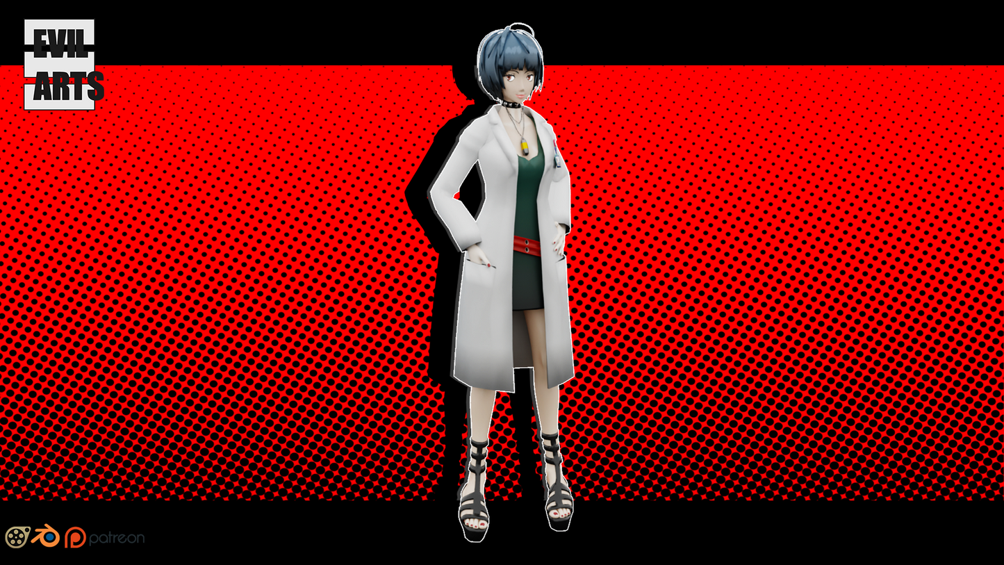 Tae Takemi (Blender, SFM)