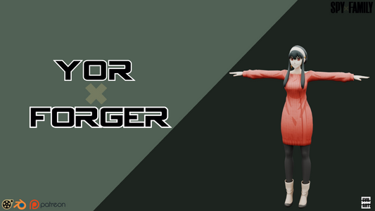 Yor Forger (Free-Version) [SFM + Blender]